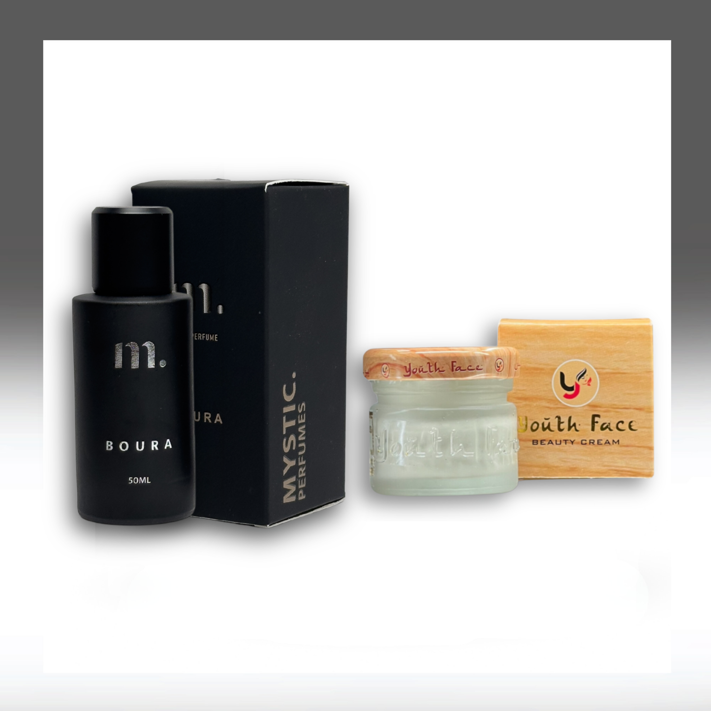Mystic perfume + YOUTH FACE WHITENING CREAM